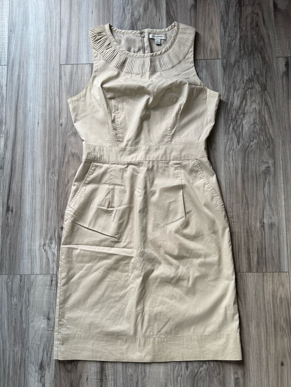 Banana Republic Beige Sheath Dress